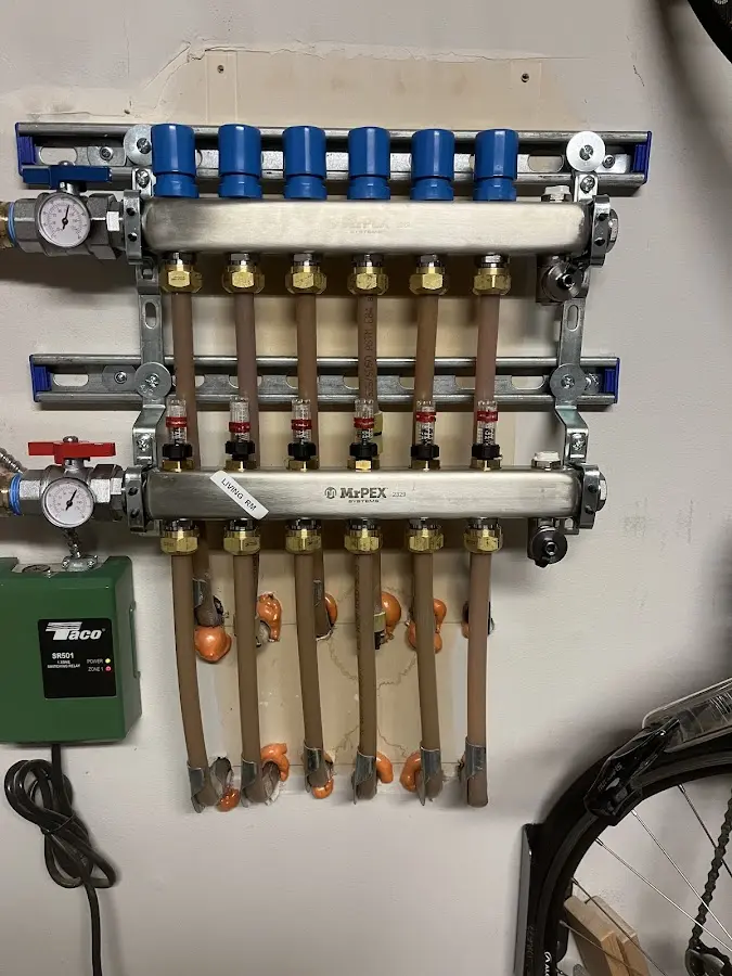 Plumber performing Leak Detection at a residential property in Ripon